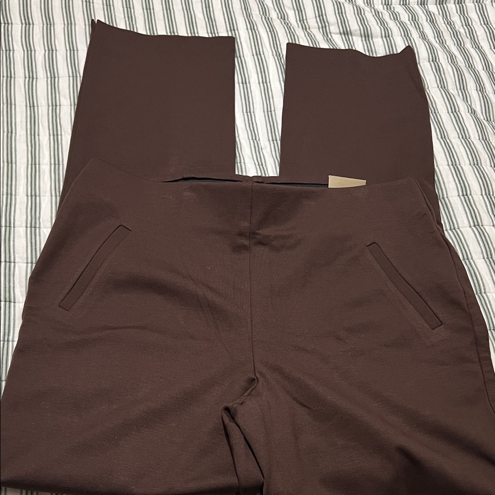 Chico's Pants Women Size 8 Brown Fabulously Slimming